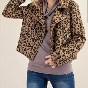 UMGEE Leopard Print Women's Jacket
